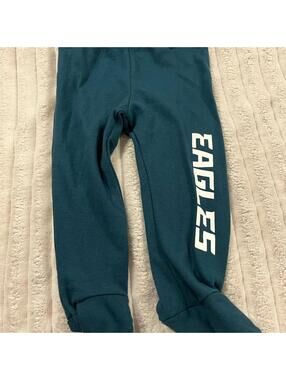 NFL Kids Teal Joggers with Philadelphia Eagles Print Boys Size 6/9 Months